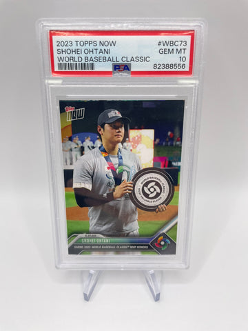 2023 Topps Now #WBC73 Shohei Ohtani World Baseball Classic MVP PSA 10 GEM-MT